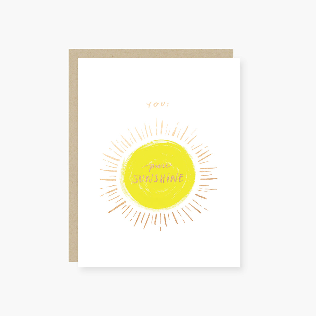 You: Pure Sunshine Friendship Card