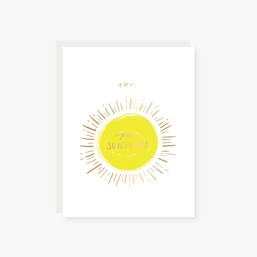 You: Pure Sunshine Friendship Card