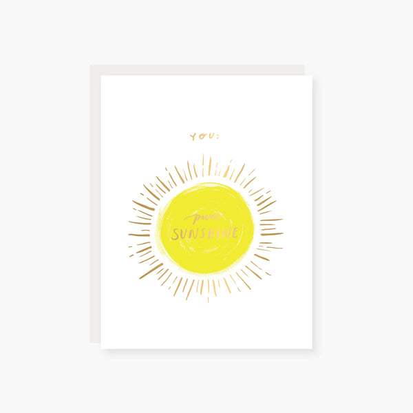 You: Pure Sunshine Friendship Card