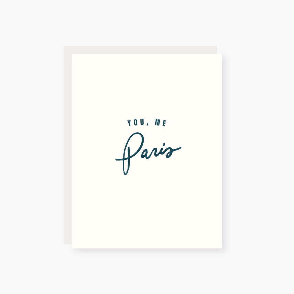 You, Me, Paris Friendship Card