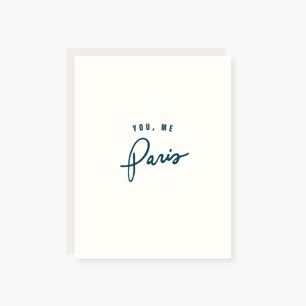 You, Me, Paris Friendship Card