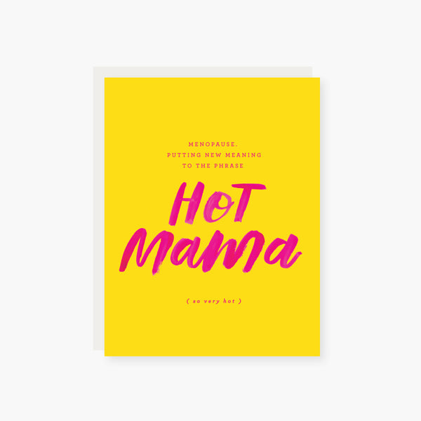 hot mama menopause card