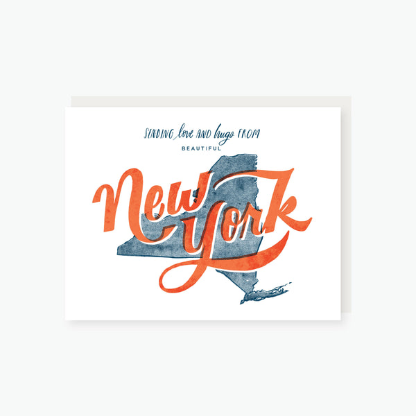 love and hugs from New York Card