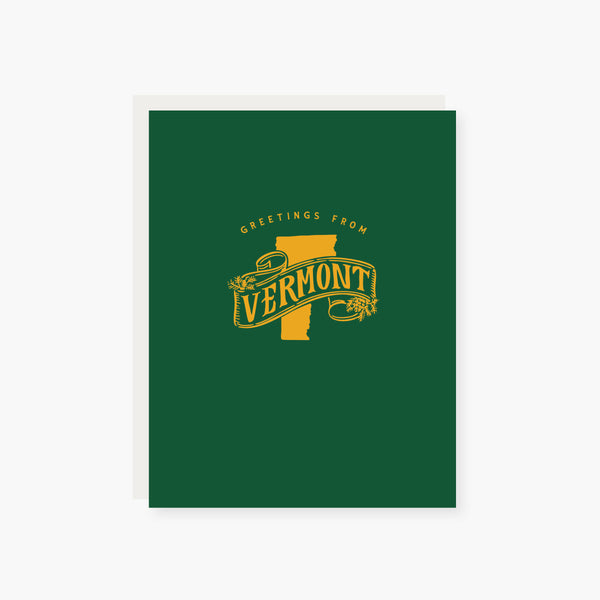 Vermont Icons Greeting Card