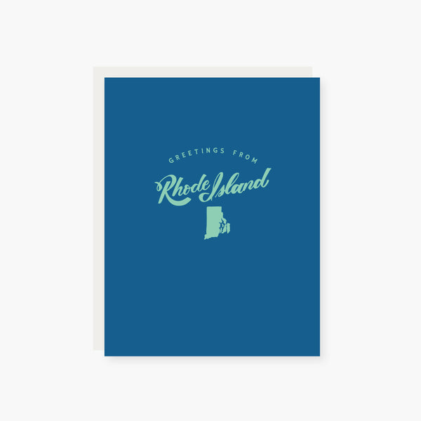 Rhode Island Icons Greeting Card