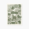 New Hampshire Icons Postcard