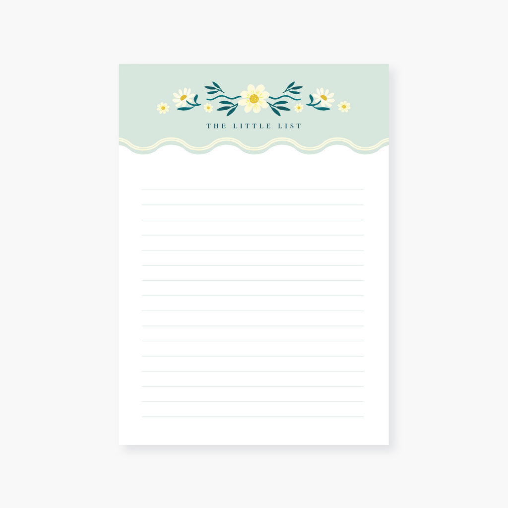 Little List Daisy Notepad