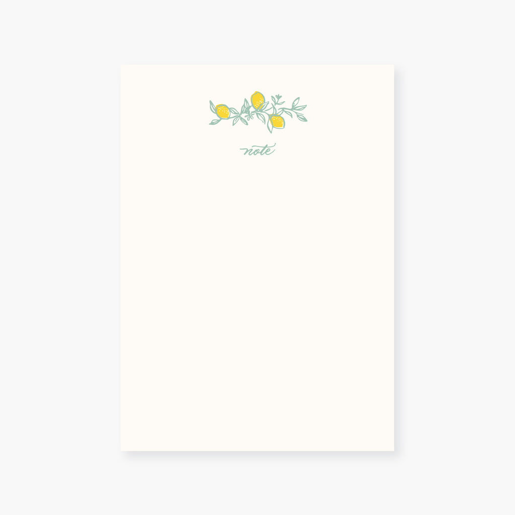 Lemons Notepad