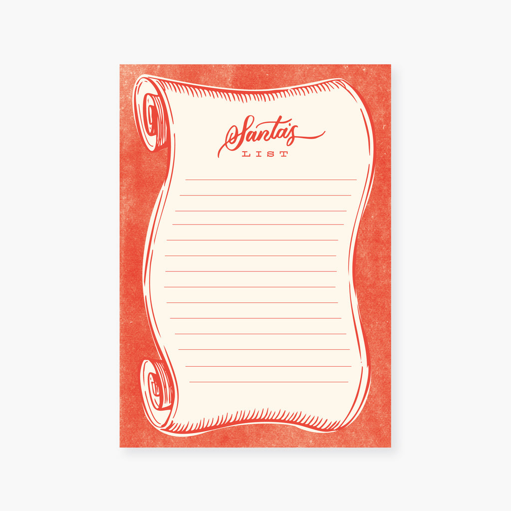 Santa's List Notepad