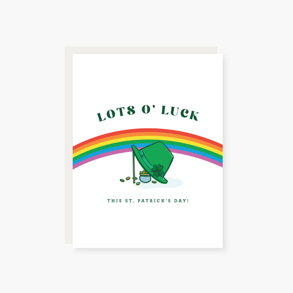 lots o' luck st. patrick's day card