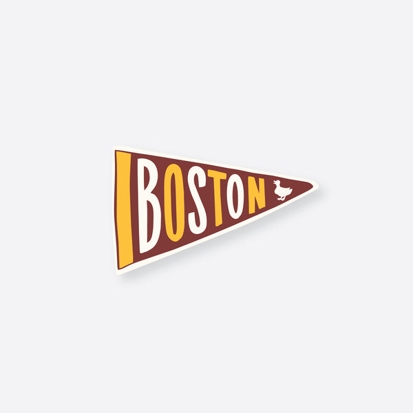 Boston Icons Pennant Sticker