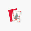 Vintage Tree Holiday Enclosure Card