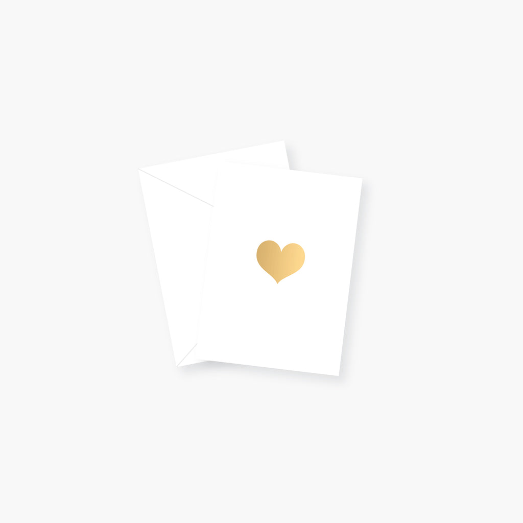 Classic Heart Enclosure Card