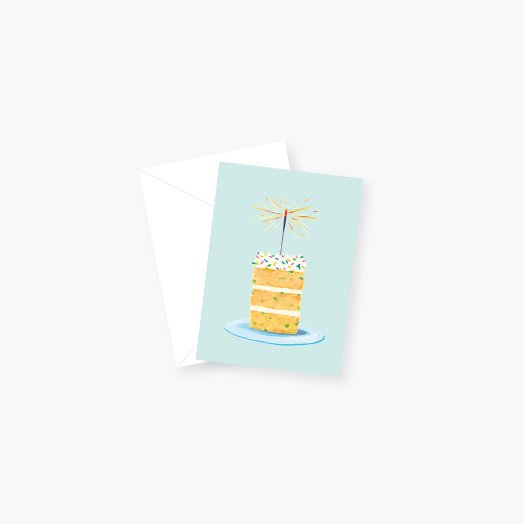 Sparkler Cake Enclosure Card
