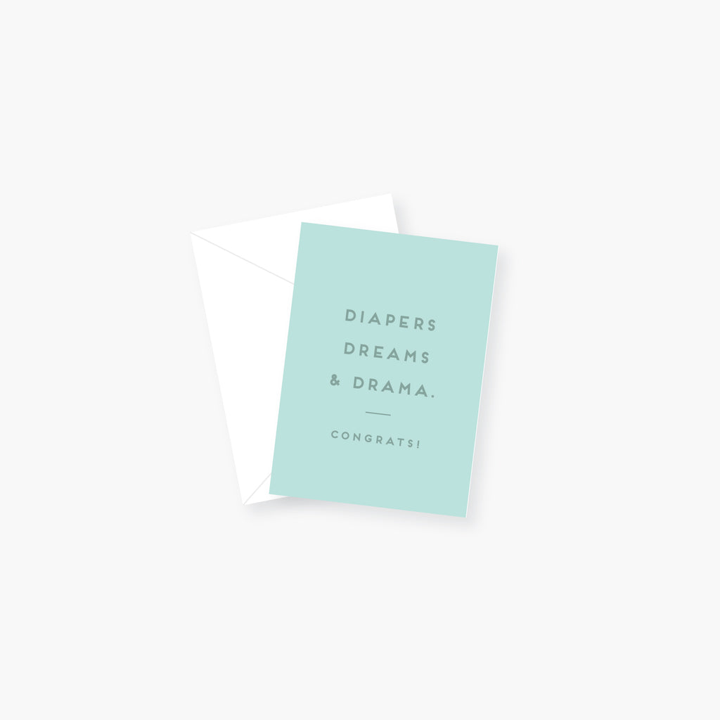 2021 Co. x Holiday Junkie Diapers Dreams & Drama Enclosure Card