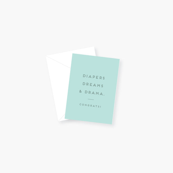 2021 Co. x Holiday Junkie Diapers Dreams & Drama Enclosure Card