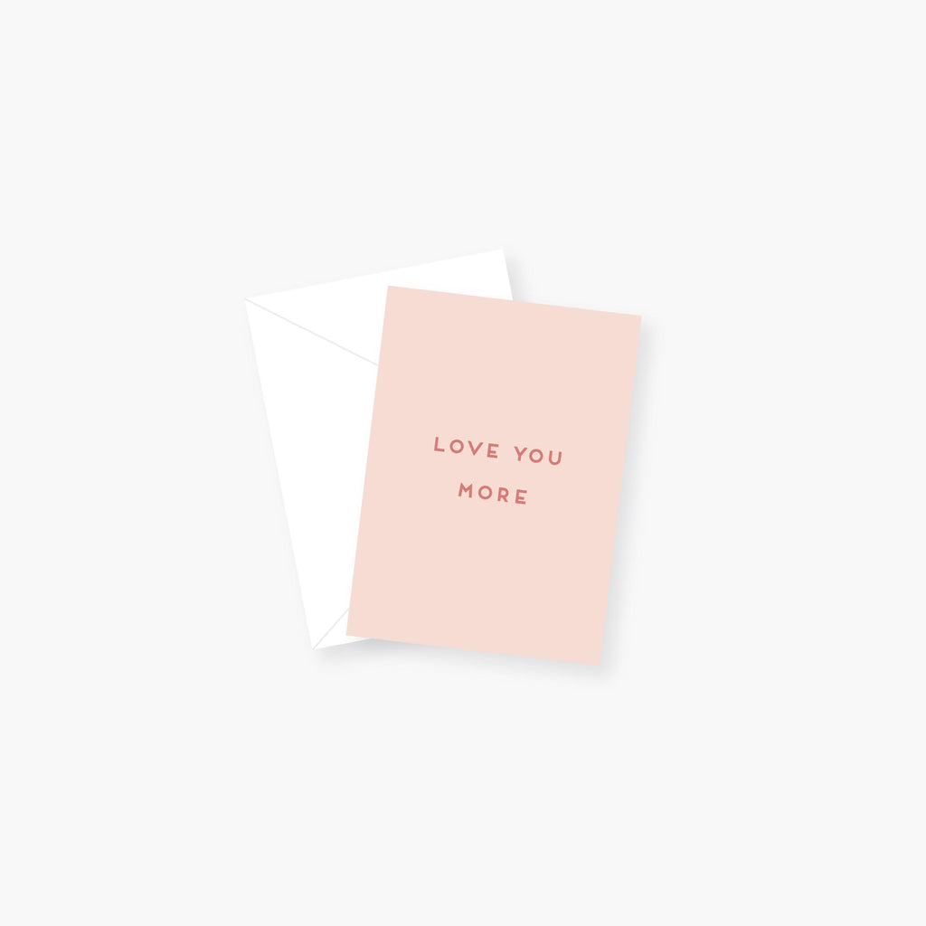 Love You More Enclosure Card
