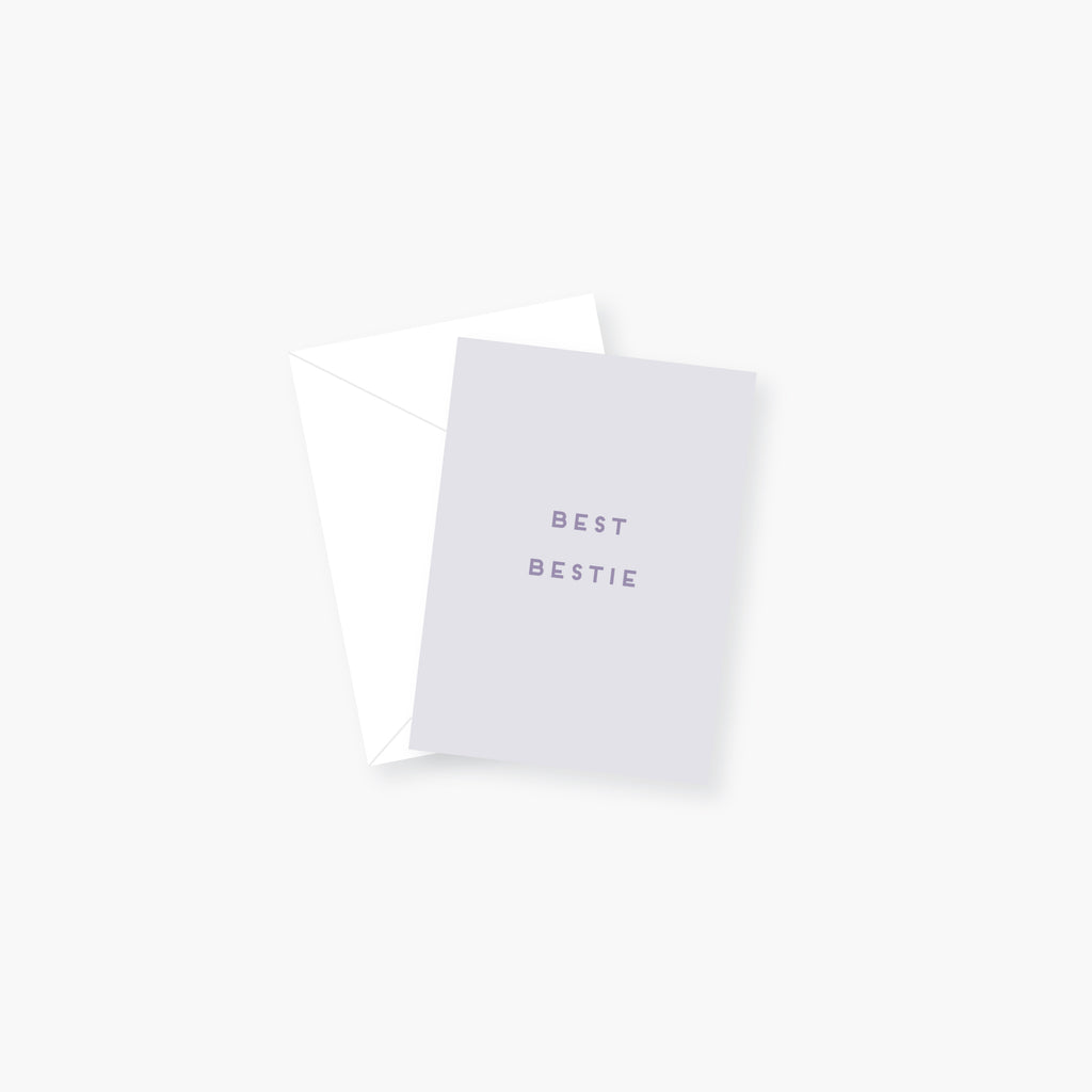 Best Bestie Enclosure Card