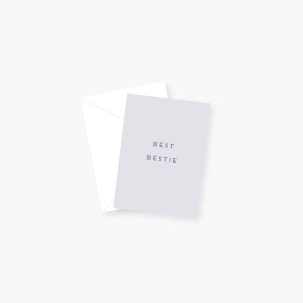 Best Bestie Enclosure Card