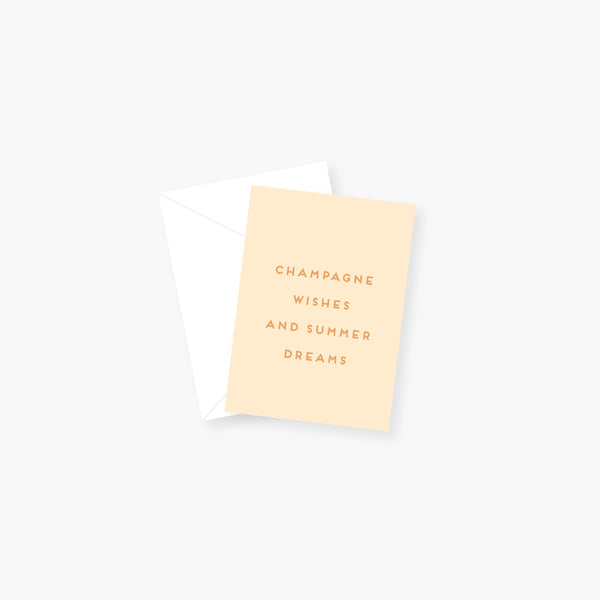 2021 Co. x Holiday Junkie Champagne Wishes Enclosure Card