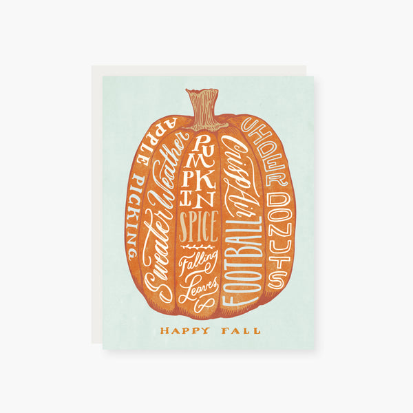 Fall Favorites Pumpkin Fall Card