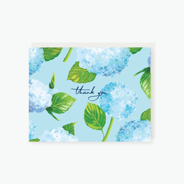 hydrangeas Thank You Card