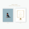 You are the best! Black Lab Thank You Card