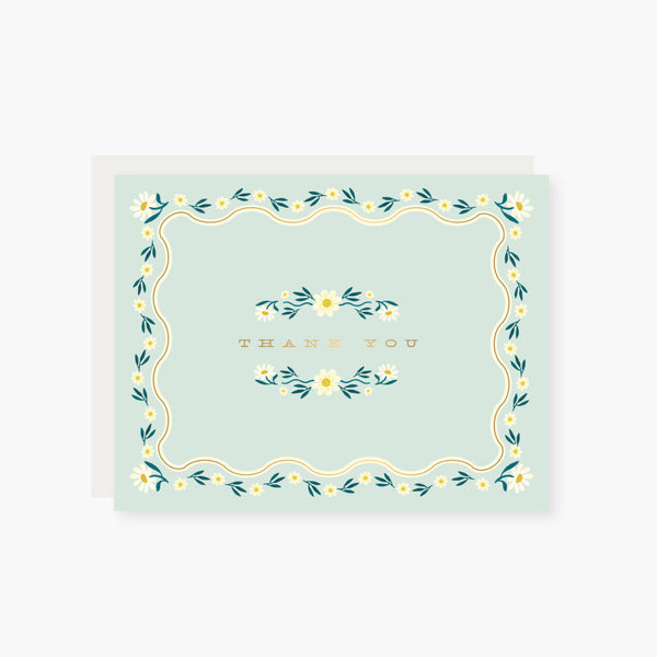 Daisy Thank you card