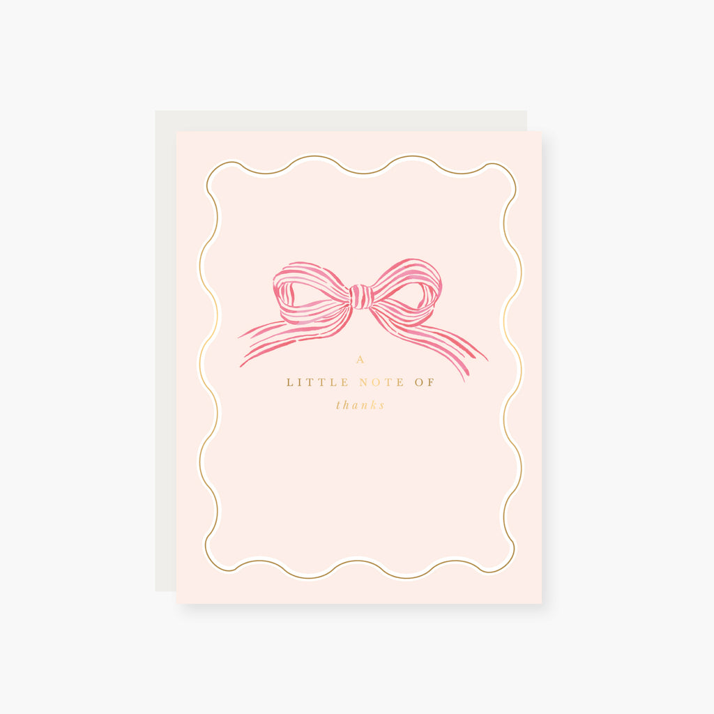 Big Bow Thank you card