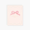 Big Bow Thank you card