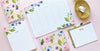 garden floral pocket journal