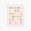 conversation hearts valentine's day card