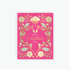 floral heart foil valentine's day card