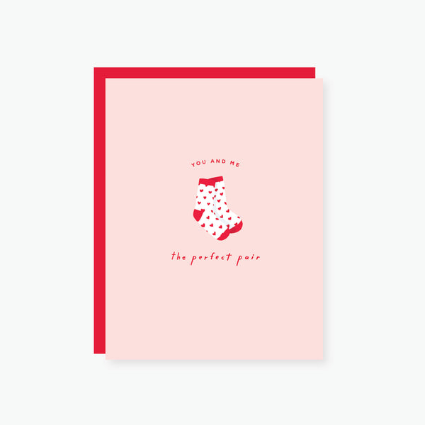 the perfect pair valentine's day card
