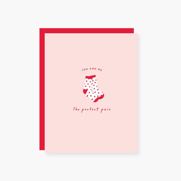 the perfect pair valentine's day card