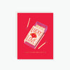 Lucky in Love Matches Valentine's Card