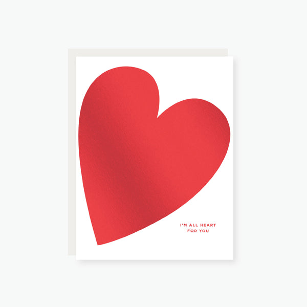 2021 Co. x Holiday Junkie I'm all heart valentine's day greeting card