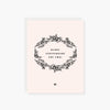 vintage floral anniversary card