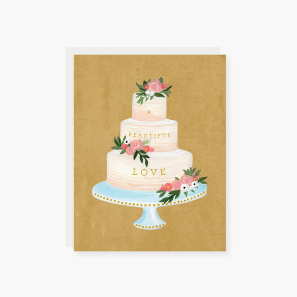 a beautiful love wedding card