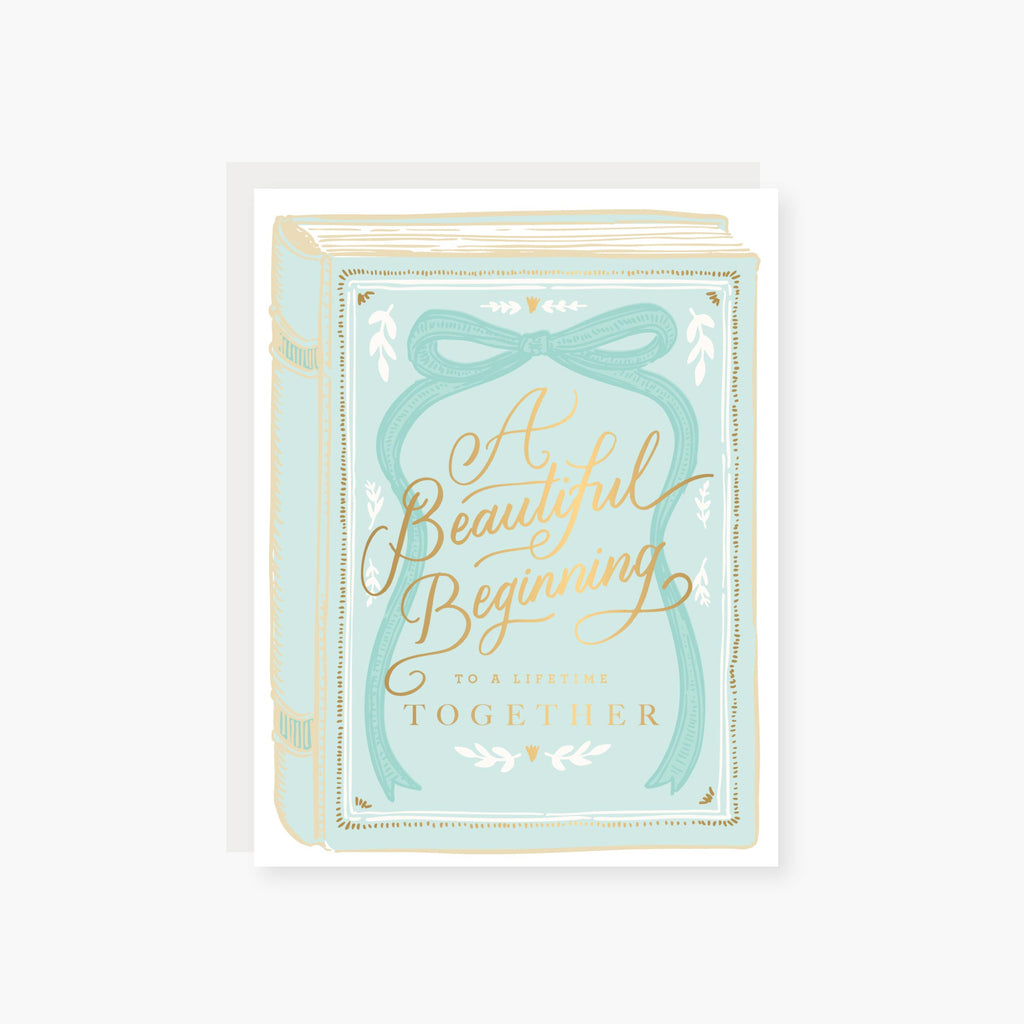 Beautiful Beginning Wedding Card
