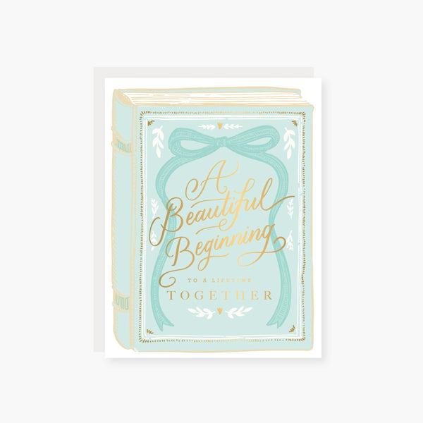 Beautiful Beginning Wedding Card