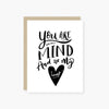 on my mind and in my heart