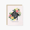 you made it look easy graduation card