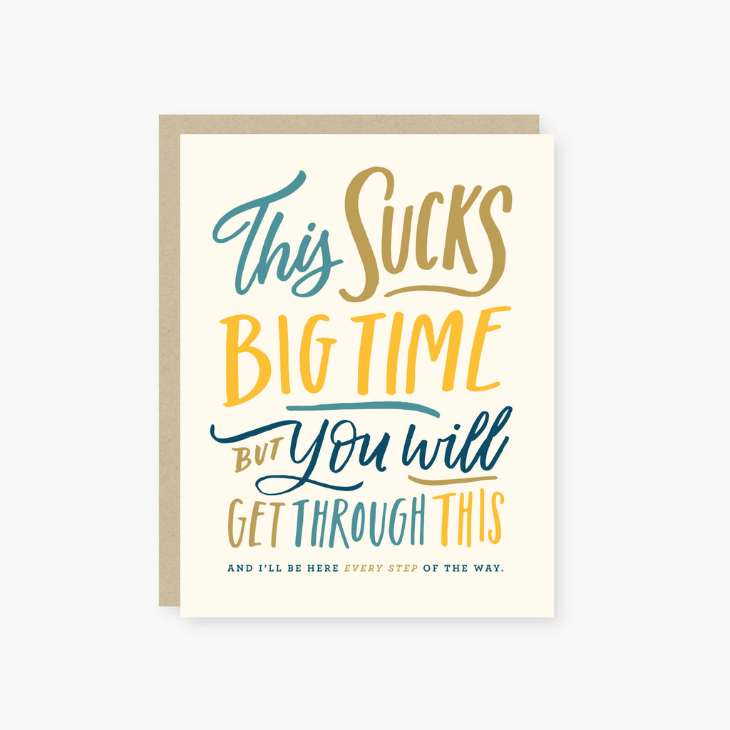This sucks big time, empathy, get well card