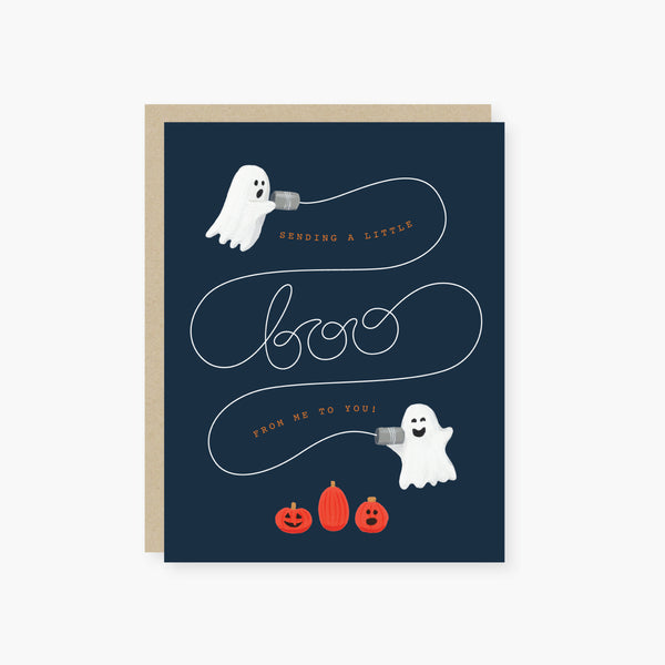 sending a little boo Halloween card