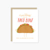 taco birthday card
