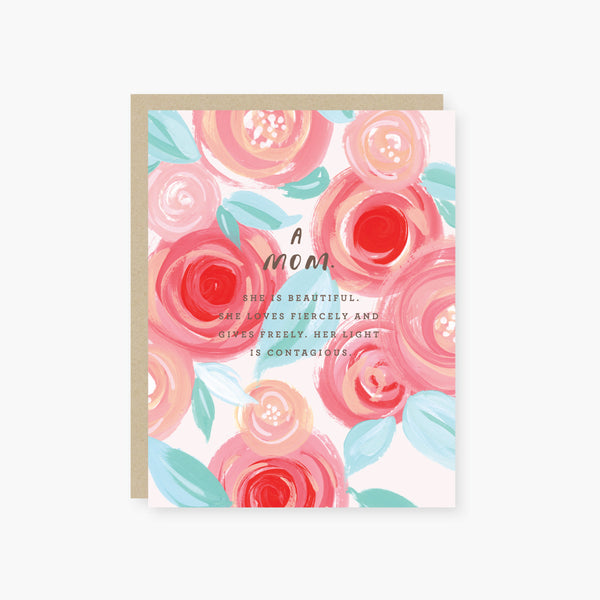 mom defined floral mother's day card