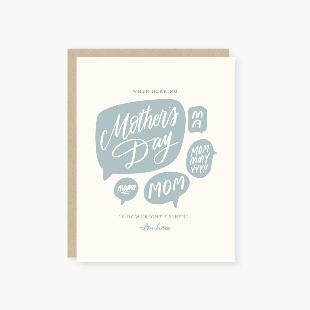 talk bubbles empathy mother's day card
