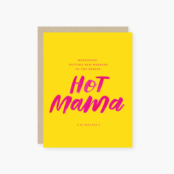 hot mama menopause card