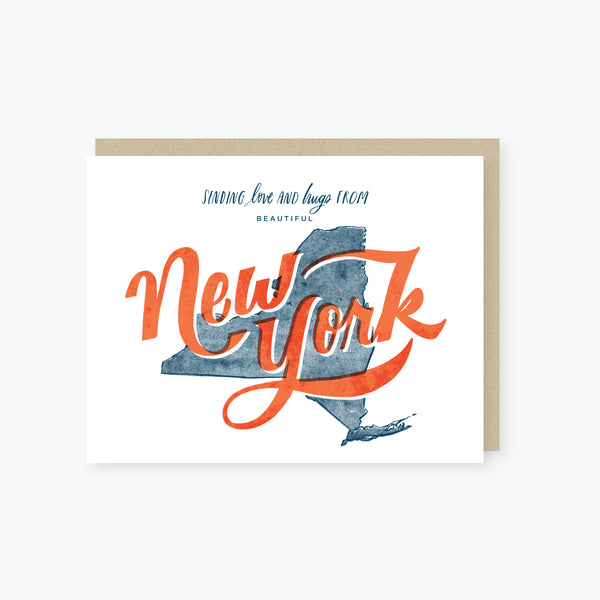 love and hugs from New York Card